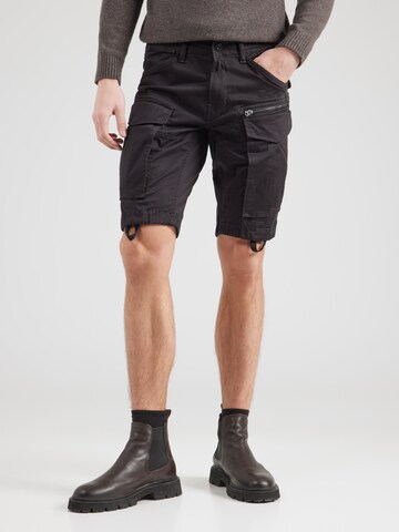 Regular Pantalon cargo G-STAR en noir : devant