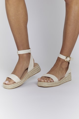 South Beach Sandaal in Beige