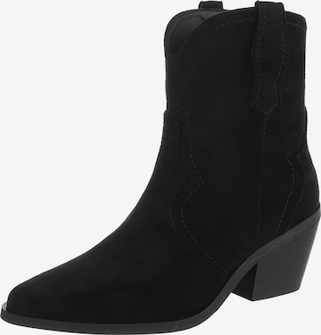 Ital-Design Stiefelette in Schwarz: Vorderseite