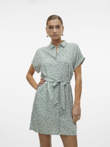 VERO MODA Dolga srajca 'Easy Joy' | zelena barva: sprednja stran