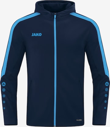 JAKO Sportjacke 'Power' in Blau: Vorderseite