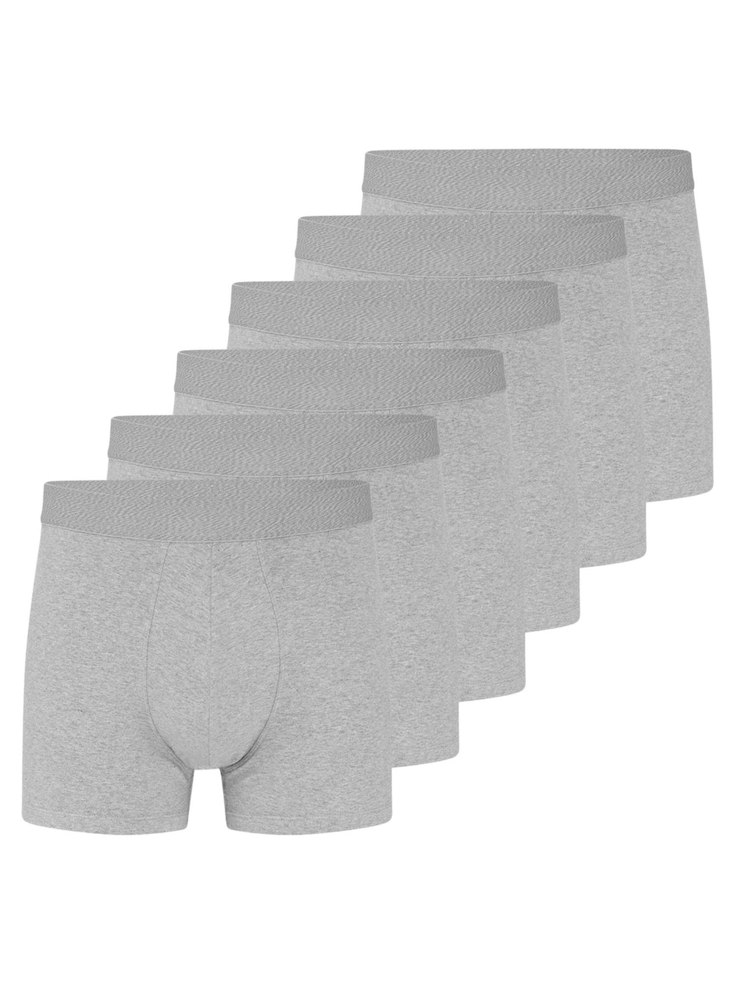 Almonu Boxer shorts 'Cotton - Melange' in Grey: front