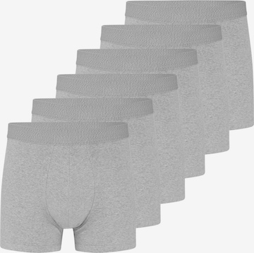 Almonu Boxer shorts 'Cotton - Melange' in Grey: front