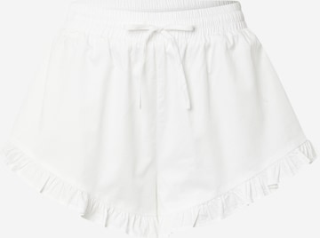 Regular Pantalon MAKARIĆ en blanc : devant