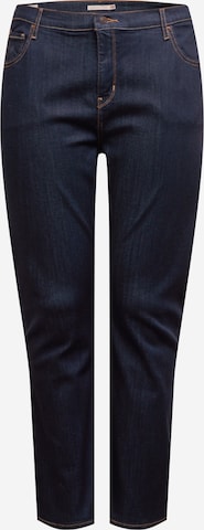 Levi's® Plus Jeans '724™ High Rise Straight' i blå: forside