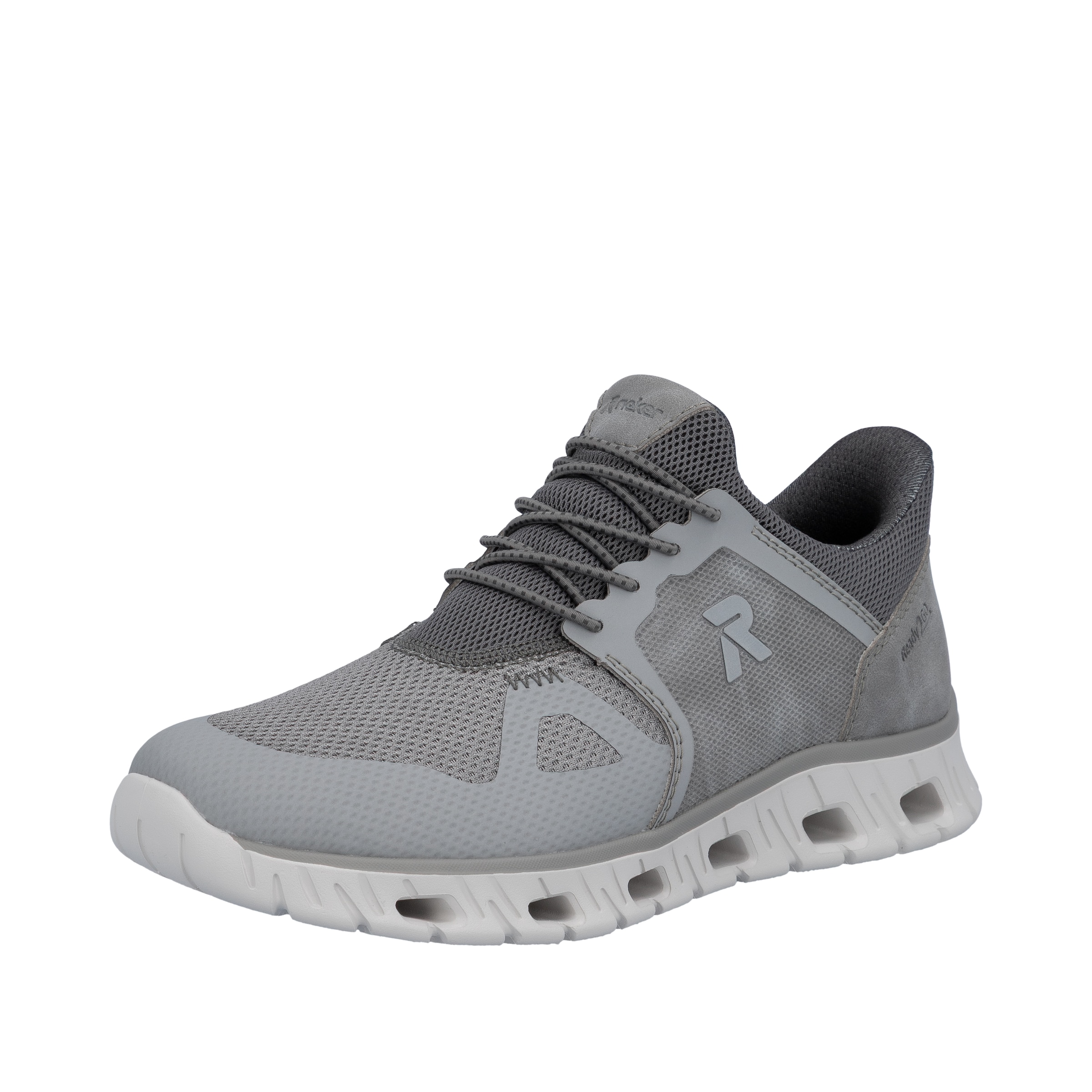Rieker Slip-Ons in Grey: front