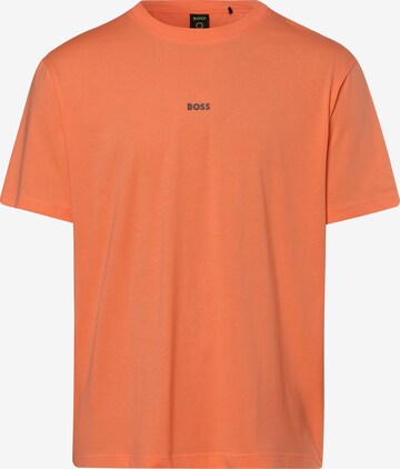 BOSS Green T-Shirt 'Teeos' in Orange: predná strana
