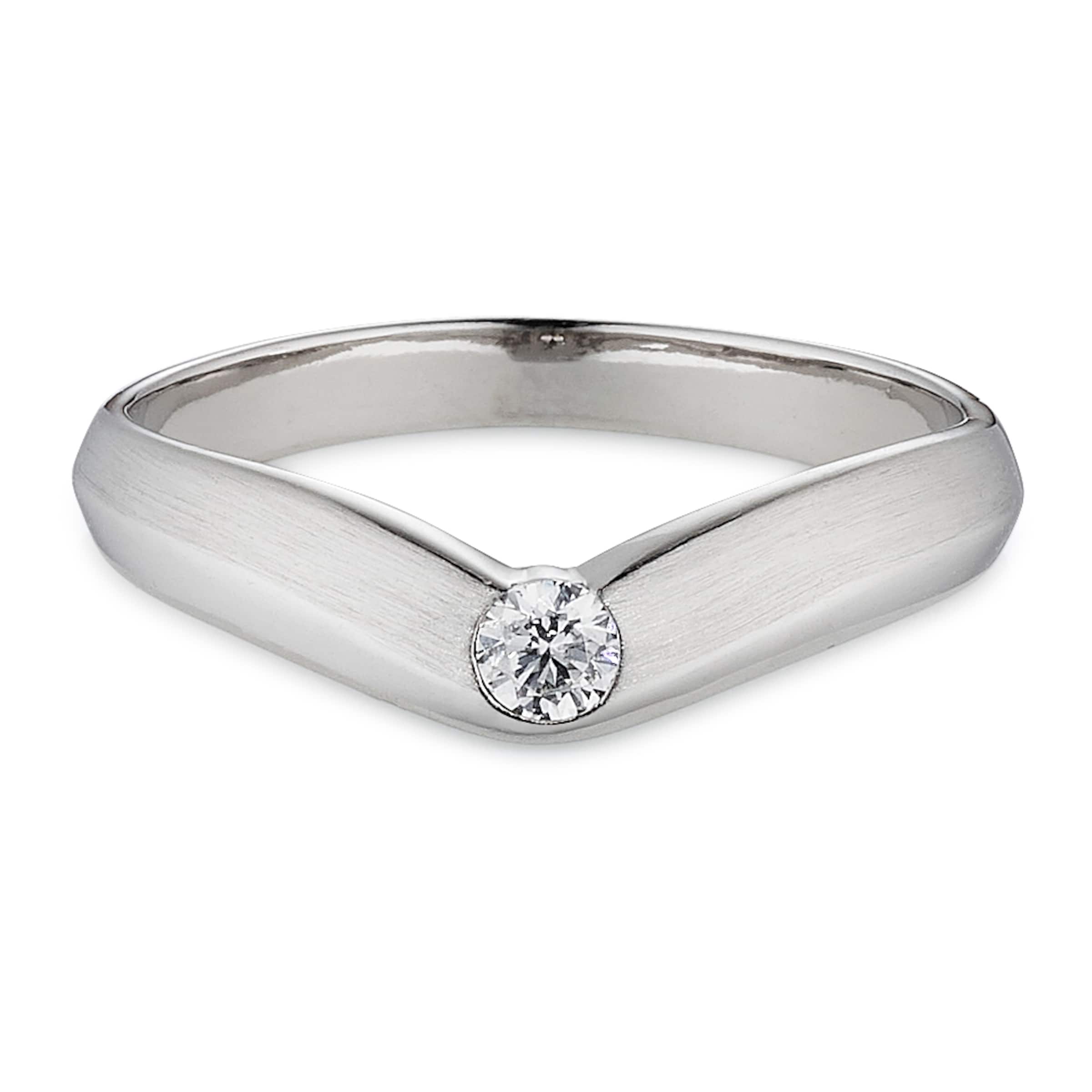 Bruno Banani LM Ring in Silber: Vorderseite