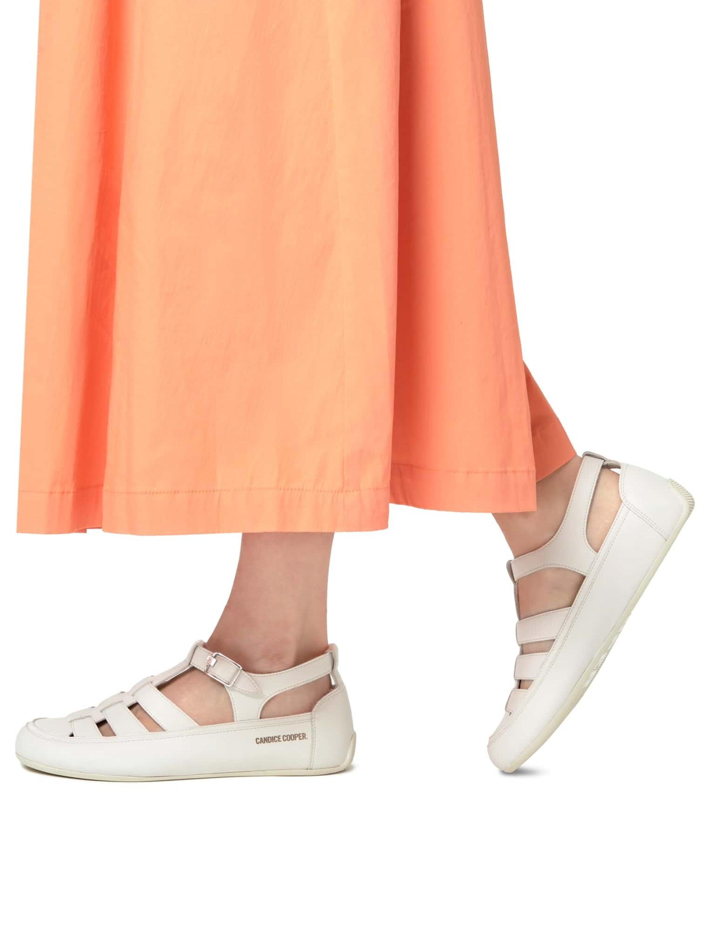 Candice Cooper Sandaal 'ROCK' in Wit