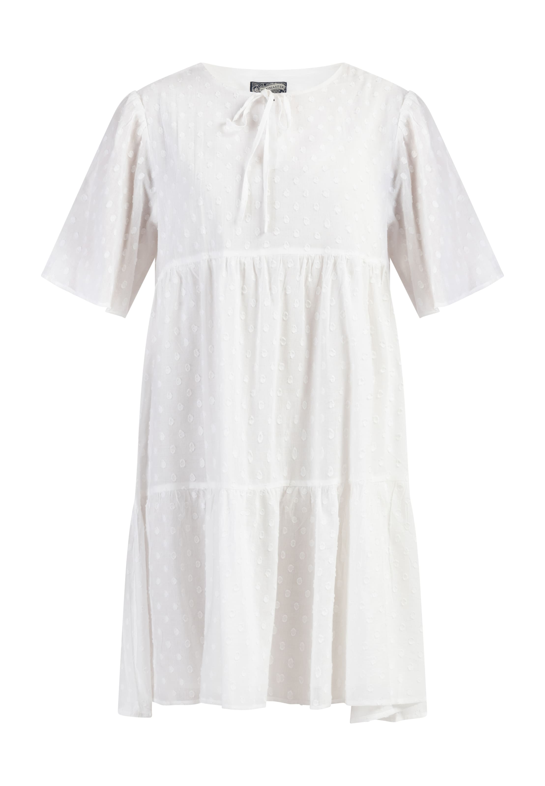 DreiMaster Vintage Letnia sukienka w kolorze biały: przód