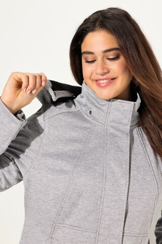 Ulla Popken Weatherproof jacket in Grey