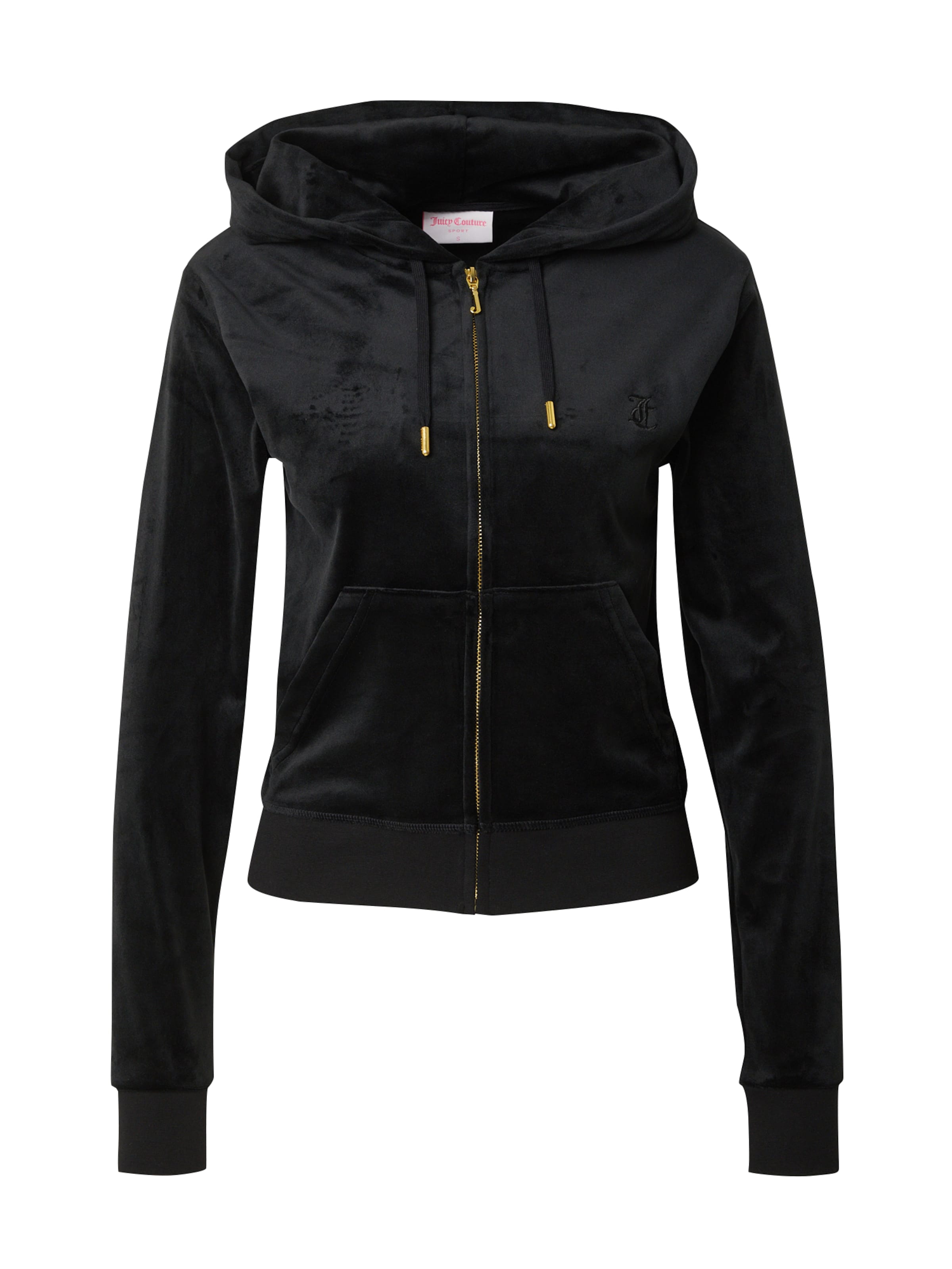 Juicy Couture Mikina 'Dach Addison' – černá: přední strana