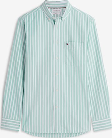 TOMMY HILFIGER Button Up Shirt in Green: front