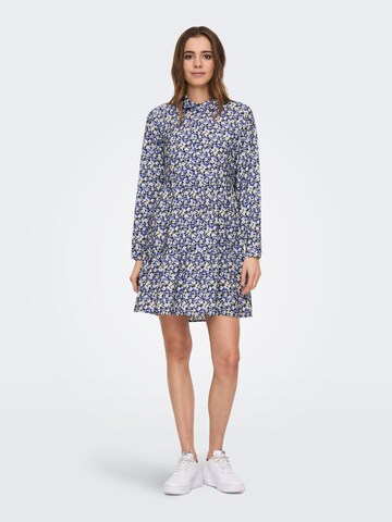 ONLY Shirt Dress 'Sandy' in Blue