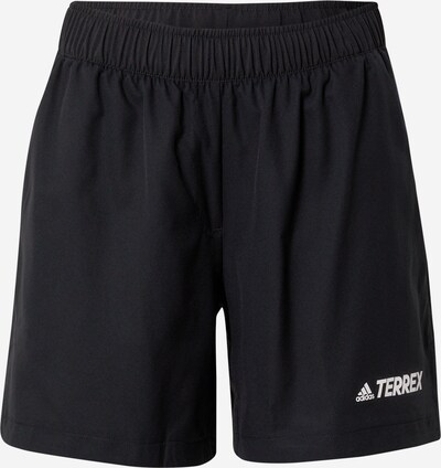 ADIDAS TERREX Sports trousers in Black / White, Item view