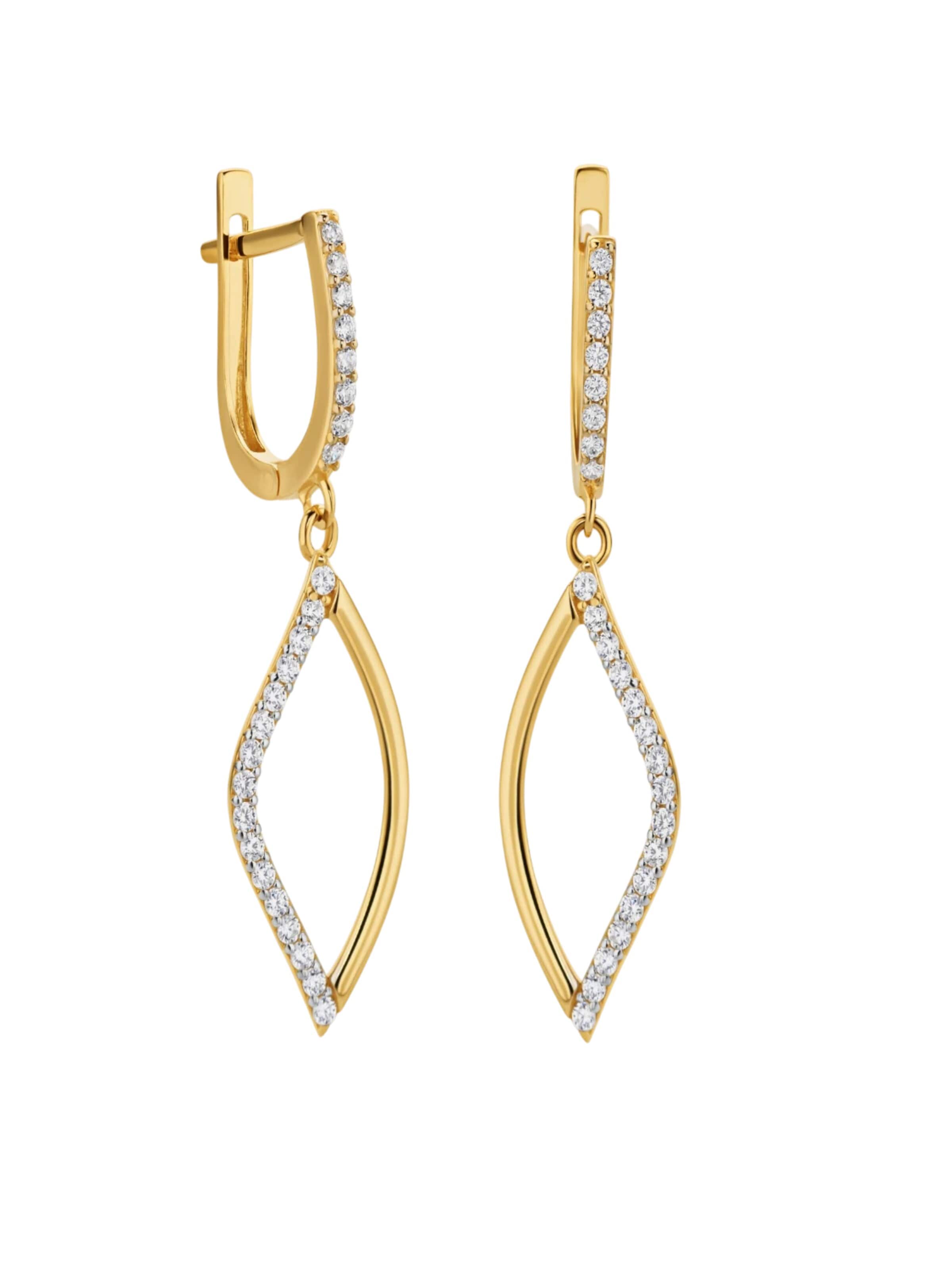 Orecchini 'Ohrringe aus 585 Gelbgold' di DIAMANT LETERNEL in giallo