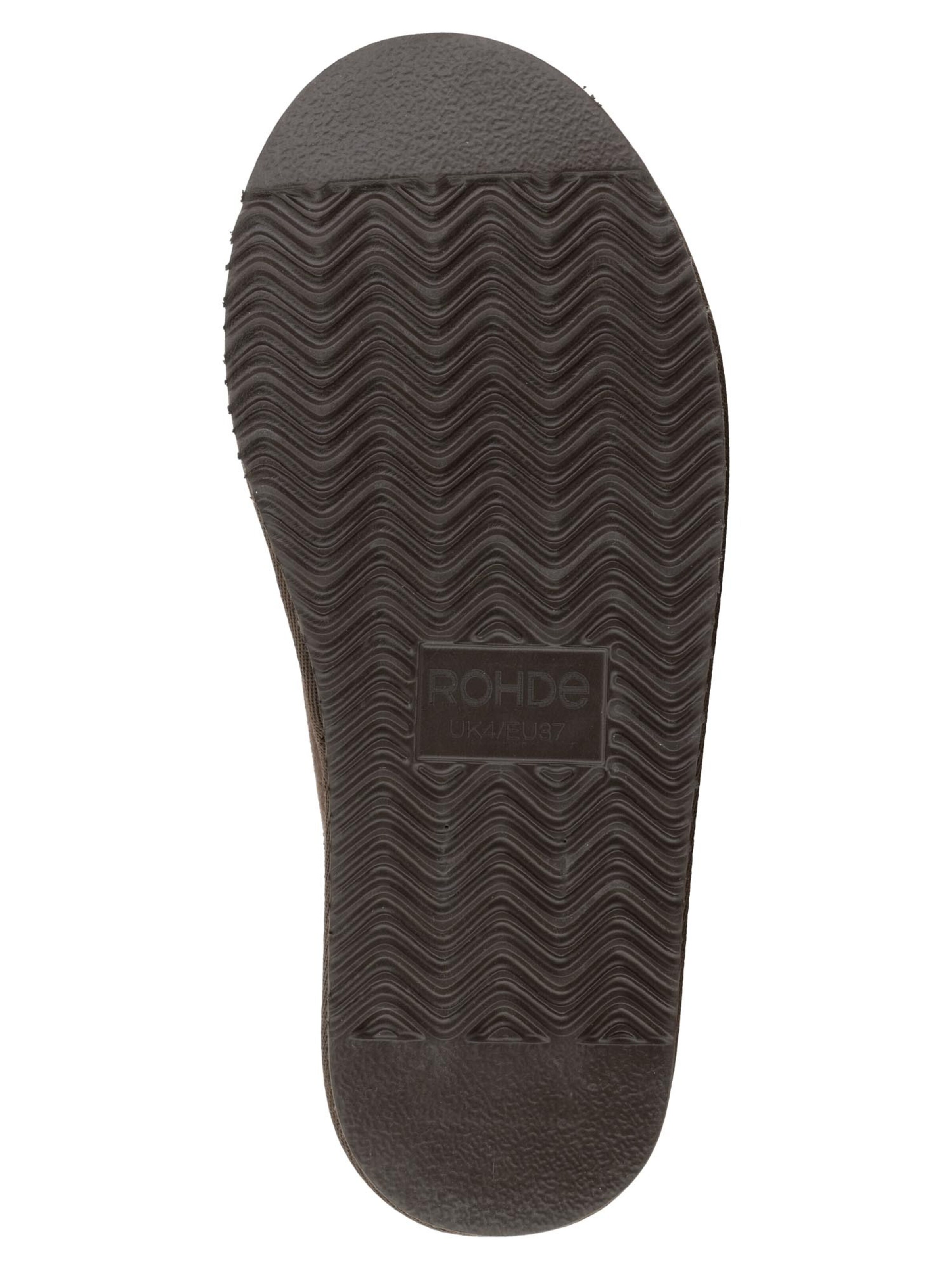 ROHDE Slippers 'Soazza' in Brown