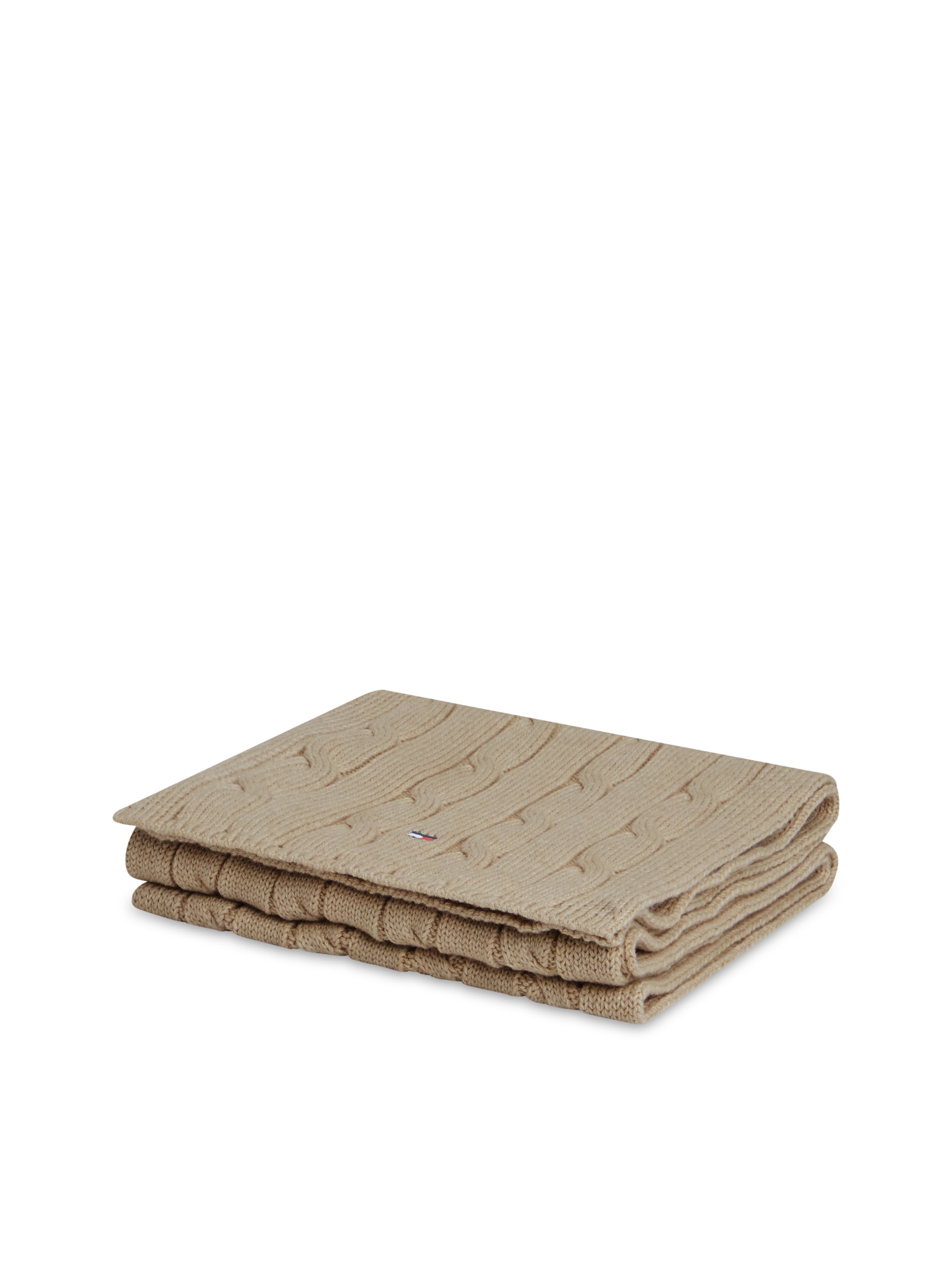 Fular 'ESSENTIAL' de la TOMMY HILFIGER pe bej