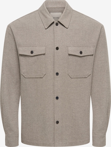 Veste mi-saison 'Onsmark' Only & Sons en gris : devant