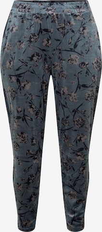 Zizzi Regular Pants 'Ronja' in Grey: front