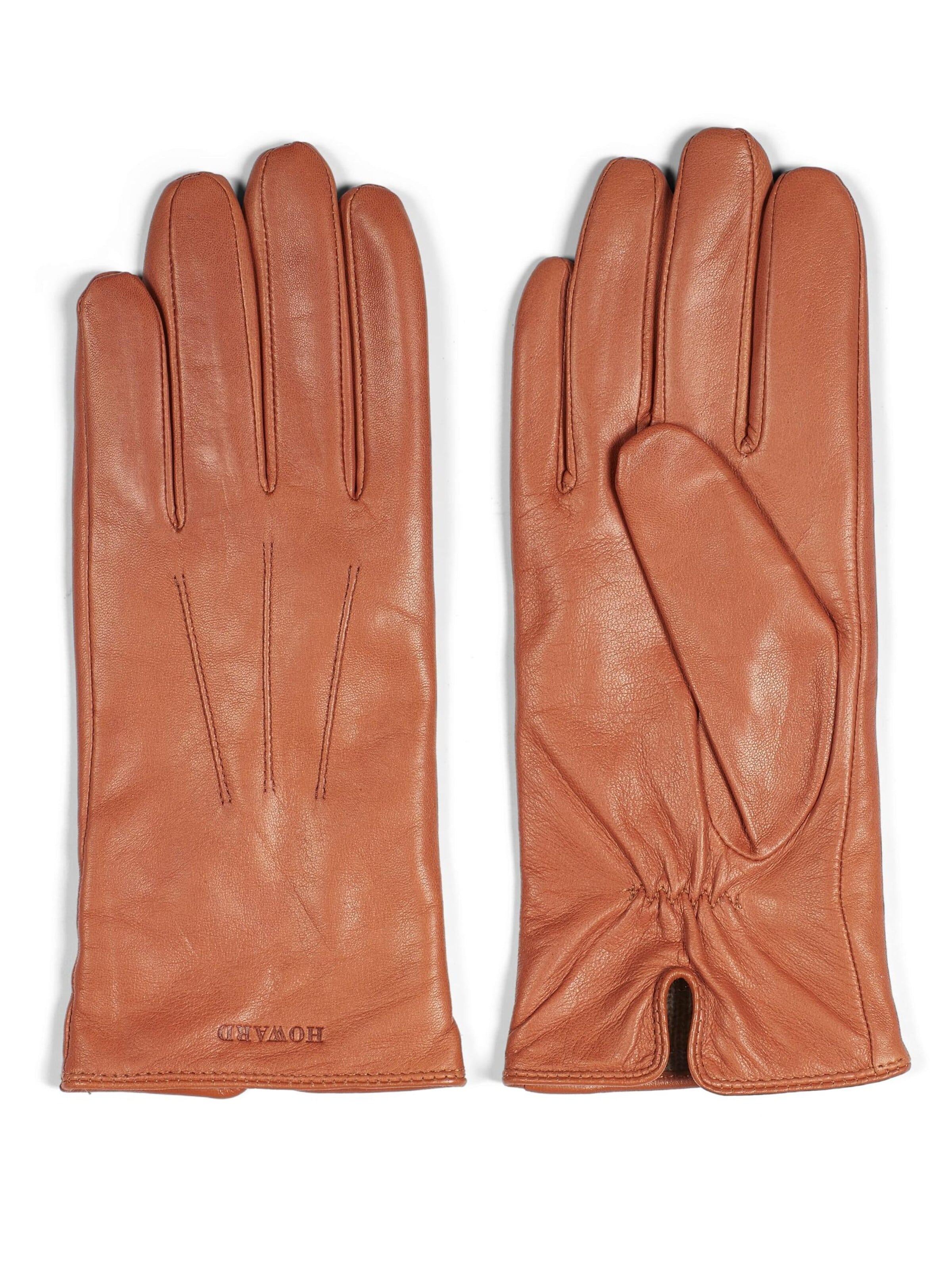 Gants 'Women's Leather Gloves Cleo Tan' Howard London en beige : devant