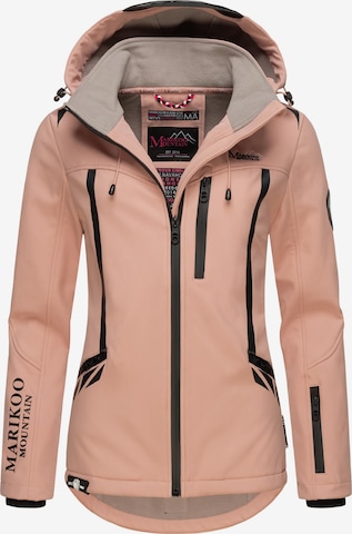 MARIKOO Outdoorjacke in Pink: predná strana