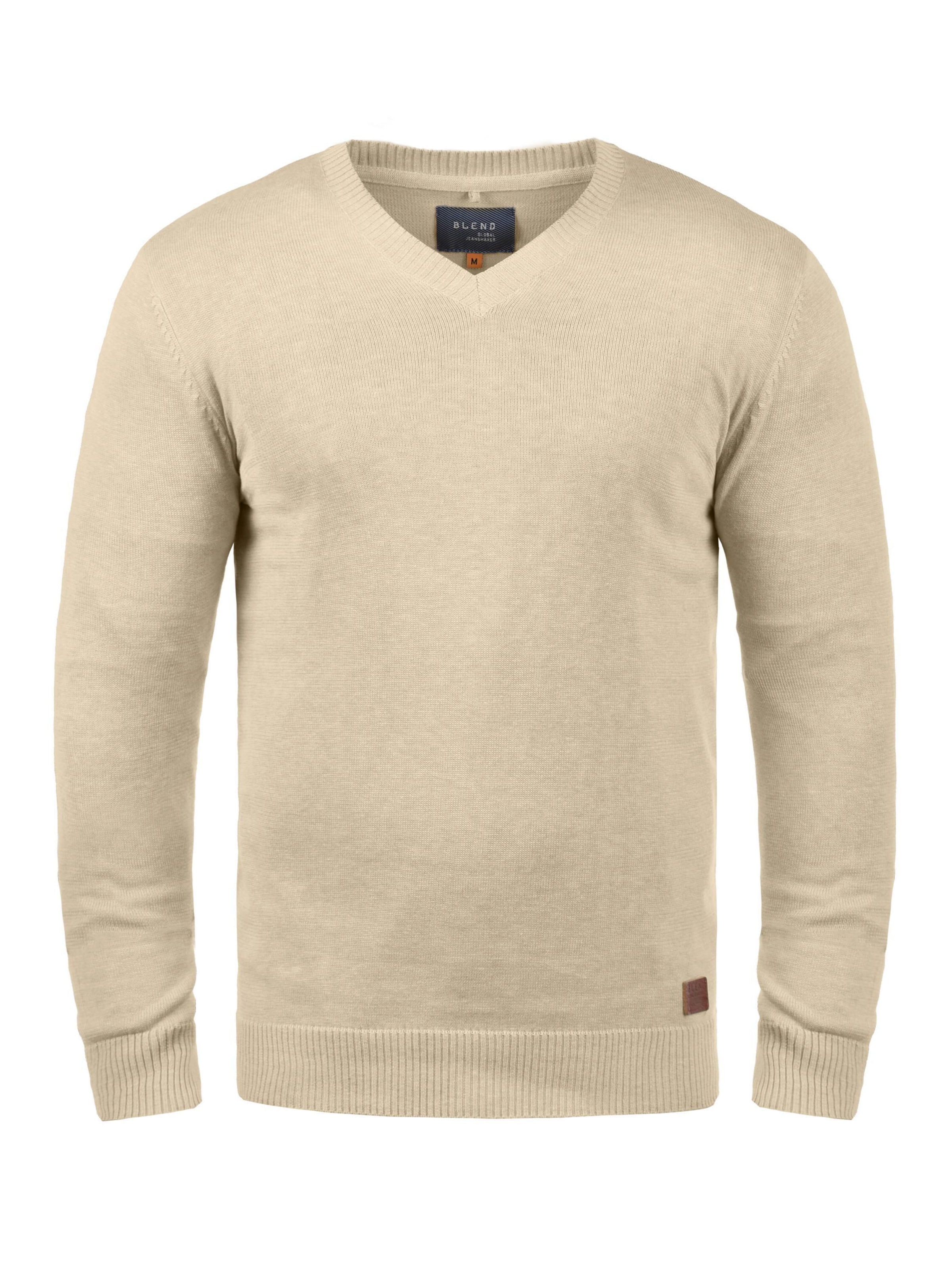 BLEND Pullover 'Lasse' in Beige: Vorderseite