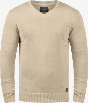 BLEND Pullover 'Lasse' in Beige: Vorderseite