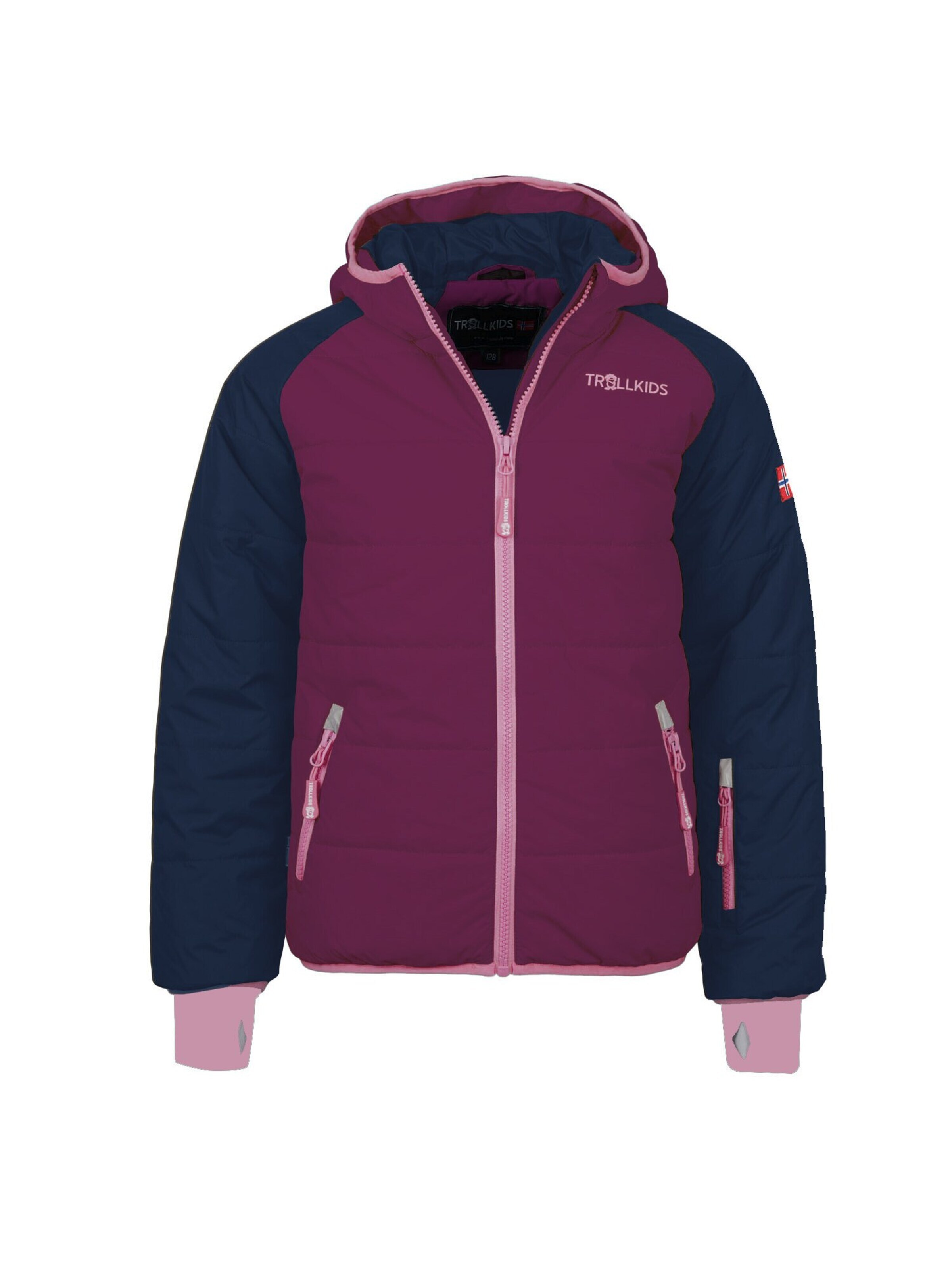 TROLLKIDS Winter Jacket in Blue: front