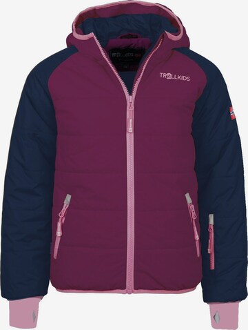 TROLLKIDS Winter Jacket in Blue: front