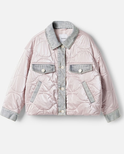 Desigual Between-season jacket in Blue denim / Pink, Item view