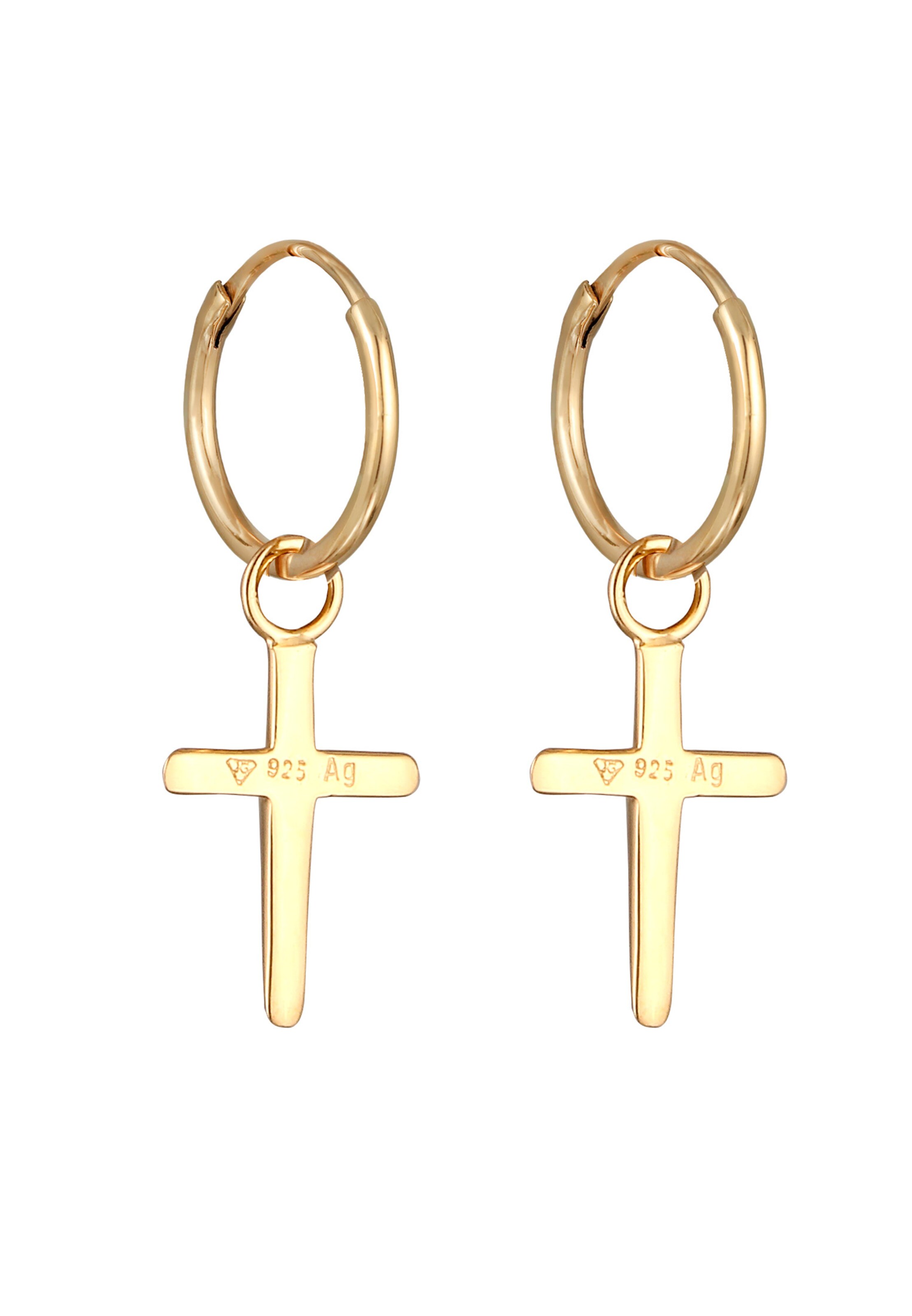 Boucles d'oreilles 'Kreuz' ELLI en or