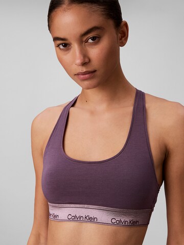 Calvin Klein Bustier BH in Lila: Vorderseite
