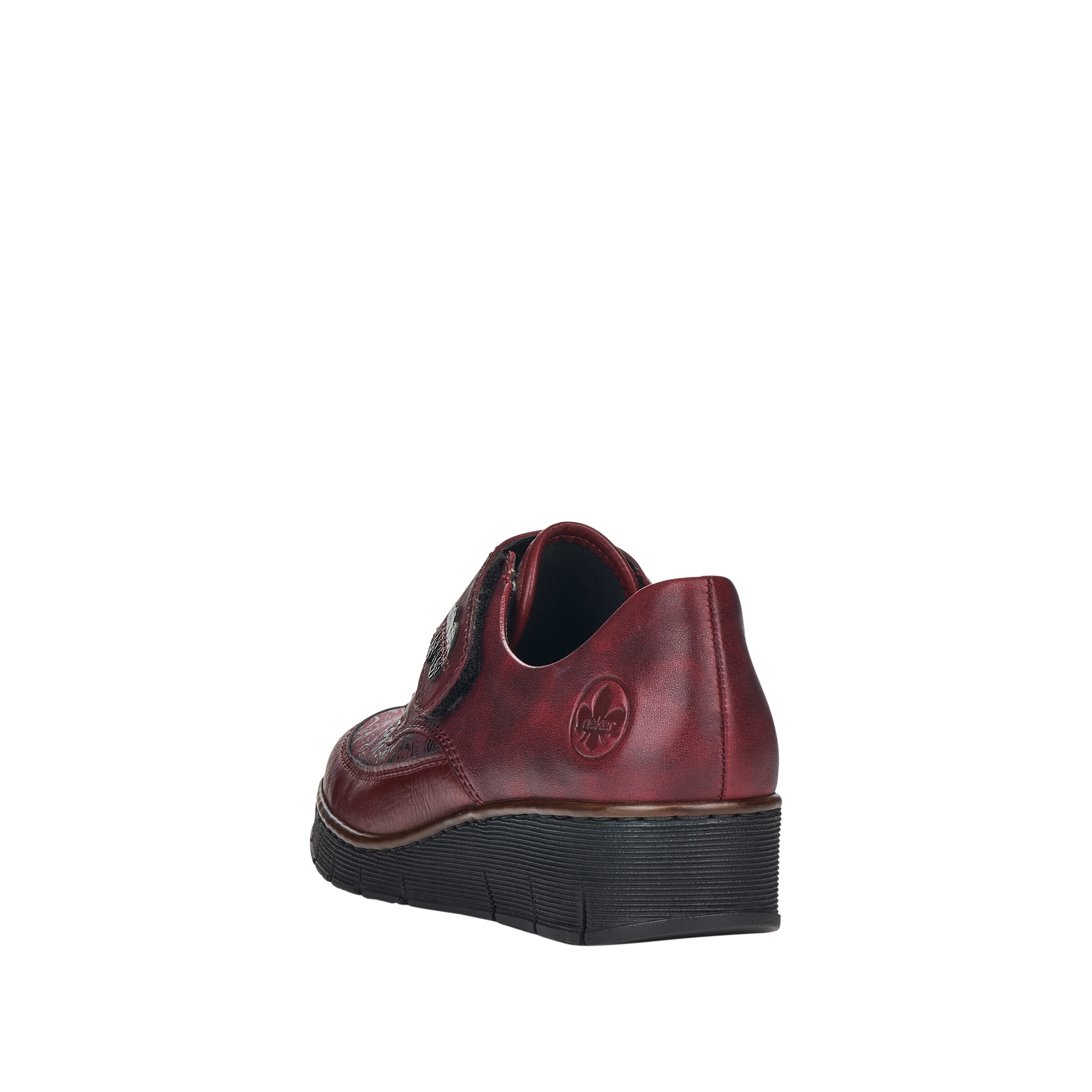 Chaussure basse Rieker en rouge