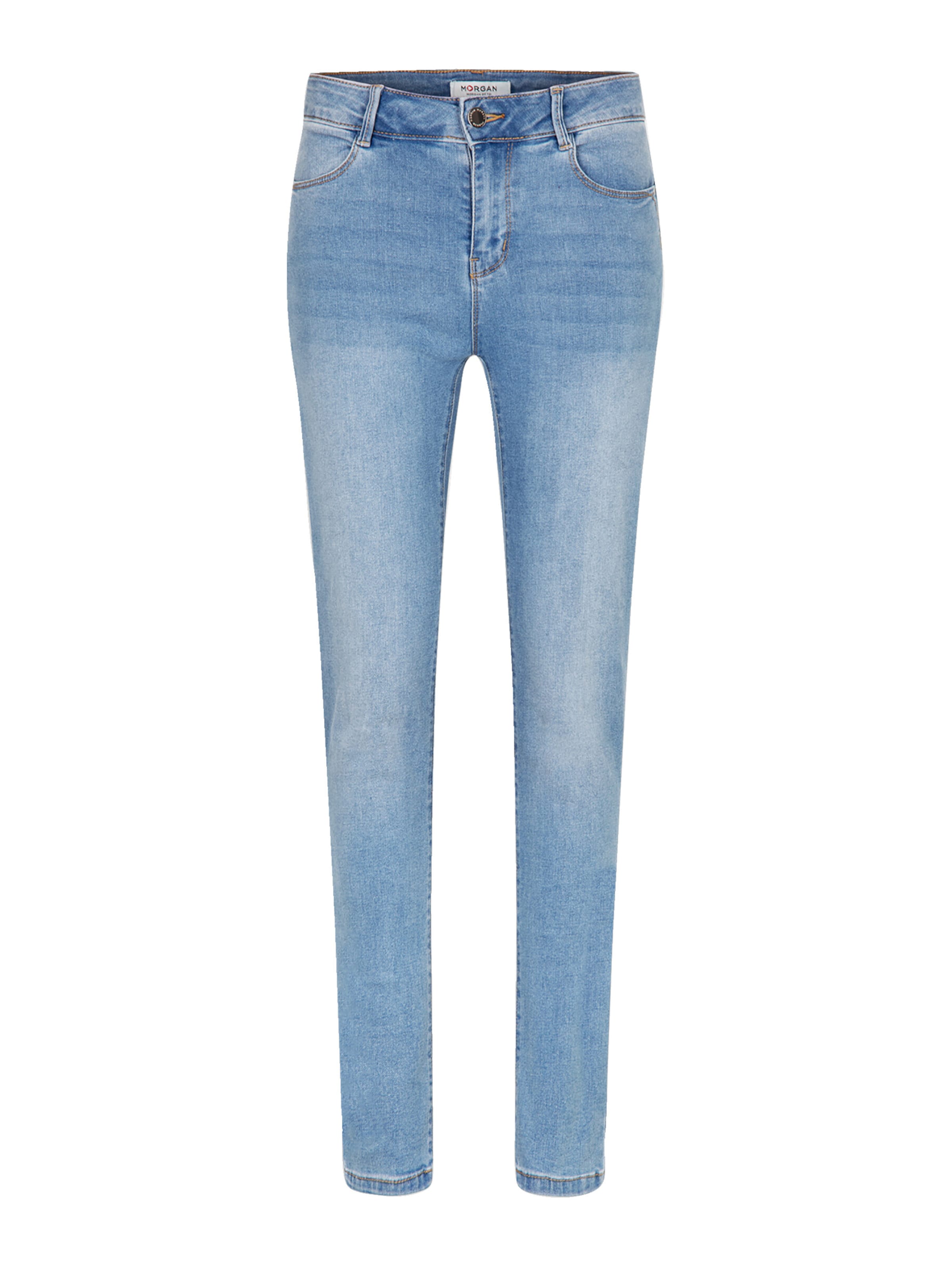Morgan Slimfit Jeans i blå: framsida