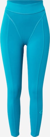 Reebok Skinny Sportbroek in Blauw: voorkant