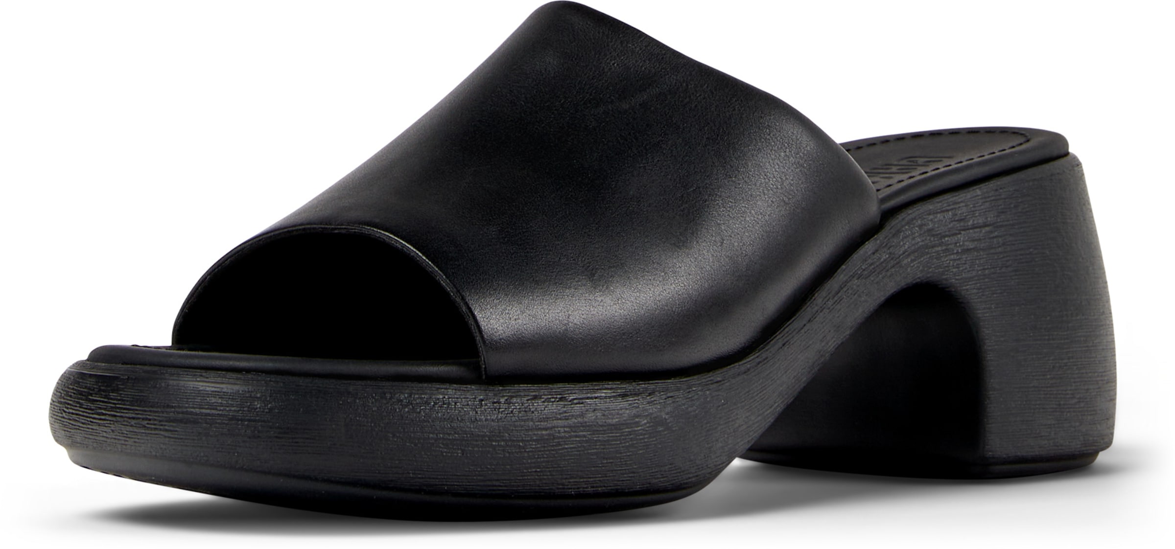CAMPER Pantolette 'Thelma' in schwarz, Produktansicht