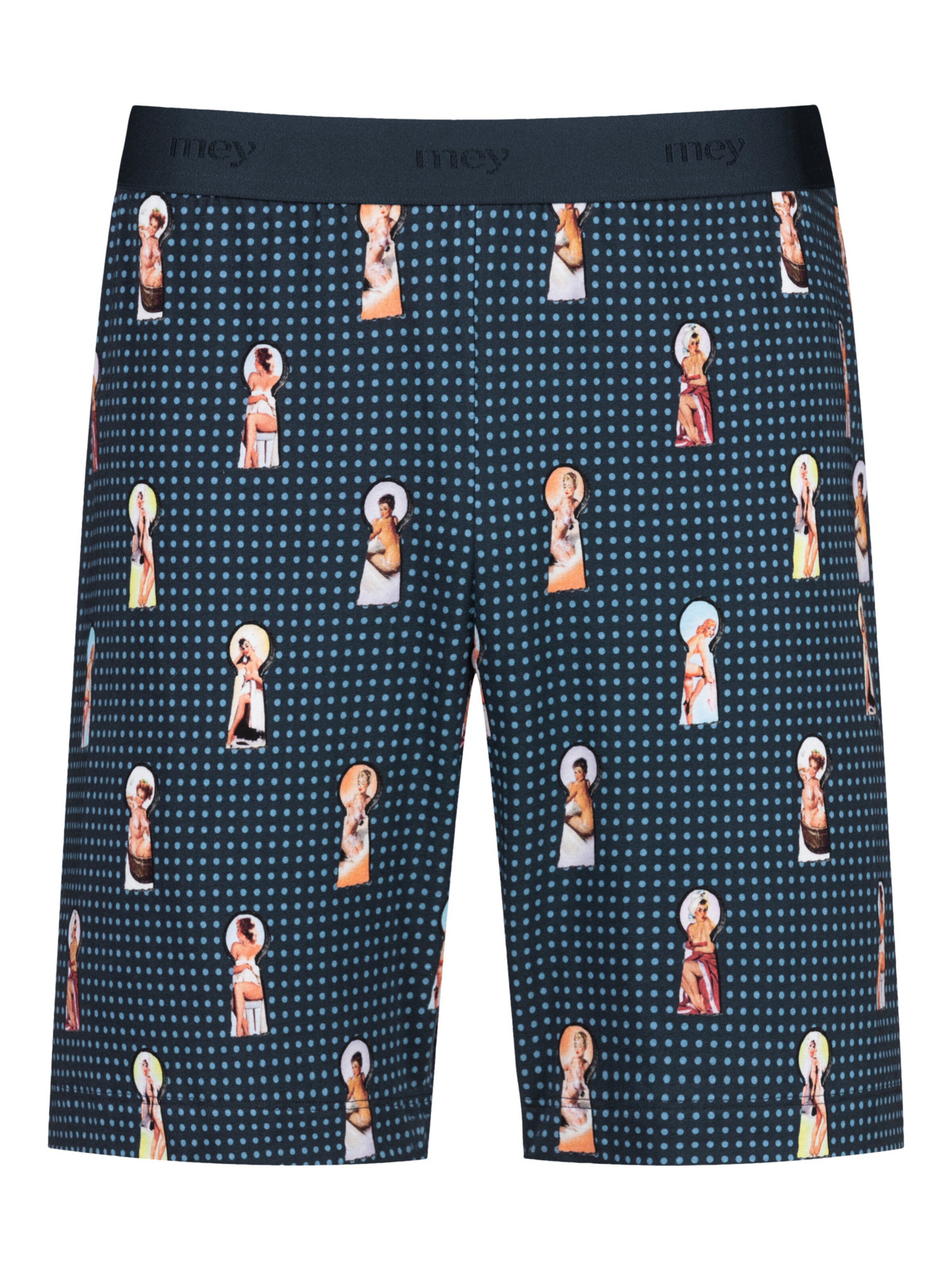 Mey Pajama pants 'Keyhole And Pin Up' in Blue: front
