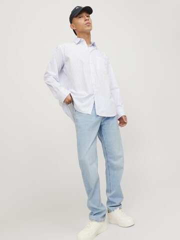 JACK & JONES Свободный крой Джинсы 'JJIMike JJOriginal' в Синий