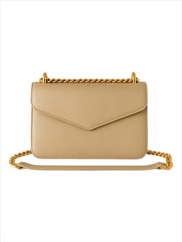 Sellenes - Bolso de hombro 'MoonS Gold' en beige