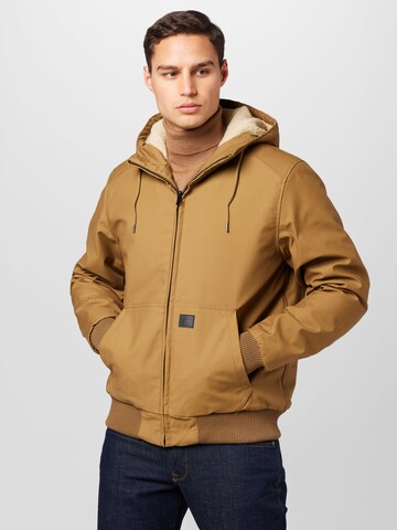 Vintage Industries Зимно яке 'Datton' в кафяво: отпред