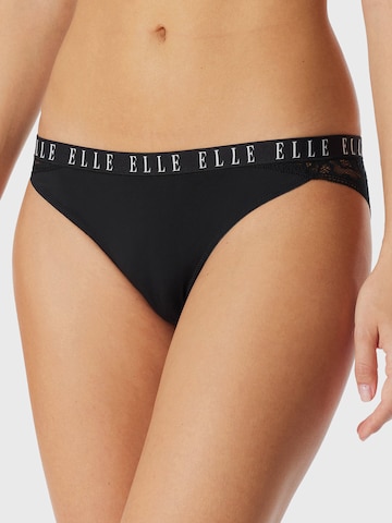 ELLE Slip ' ELLE LACE ' in Black: front