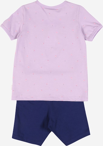 SCHIESSER Pajamas 'Cat Zoe' in Purple