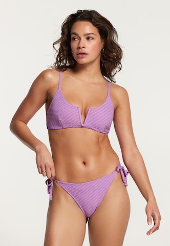 Shiwi T-shirt bra Bikini 'Leah' in Purple: front