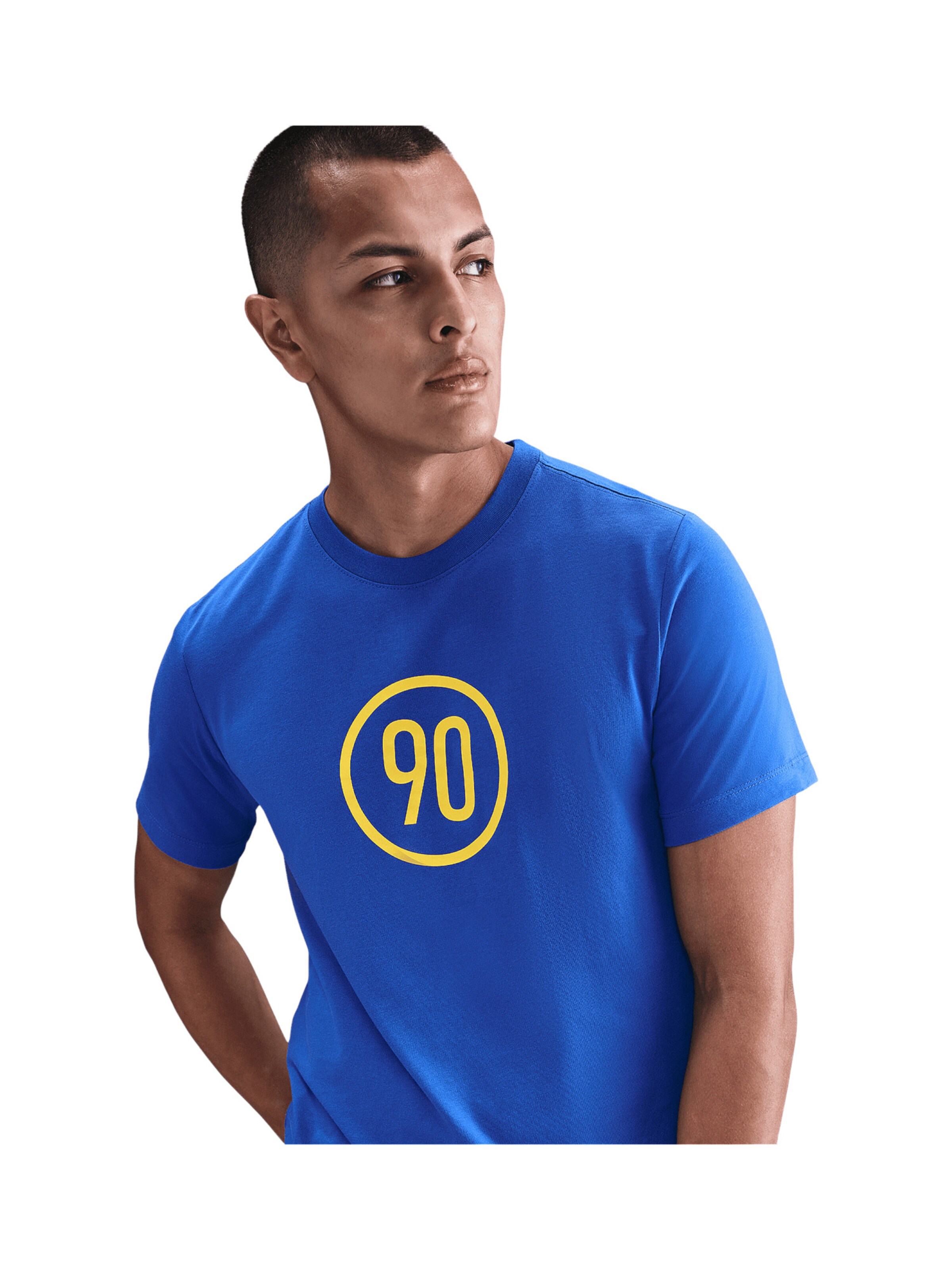 NIKETehnička sportska majica 'Total 90' - plava boja