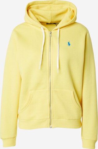 Polo Ralph Lauren - Sudadera con cremallera en amarillo: frente