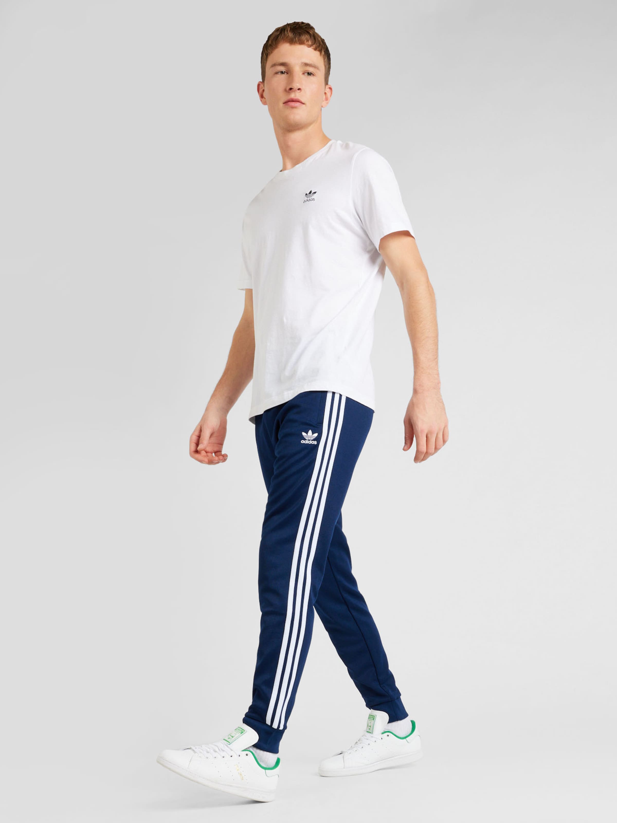 ADIDAS ORIGINALS Tapered Hose Adicolor Classics SST in Blau ABOUT YOU
