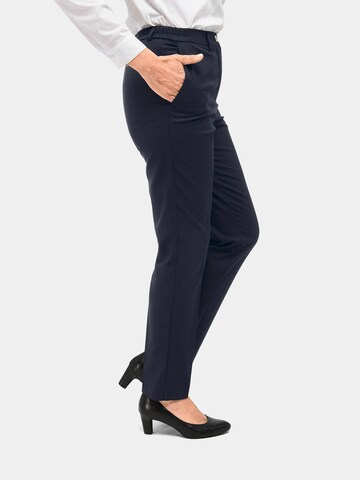 Goldner Slimfit Broek 'Anna' in Blauw