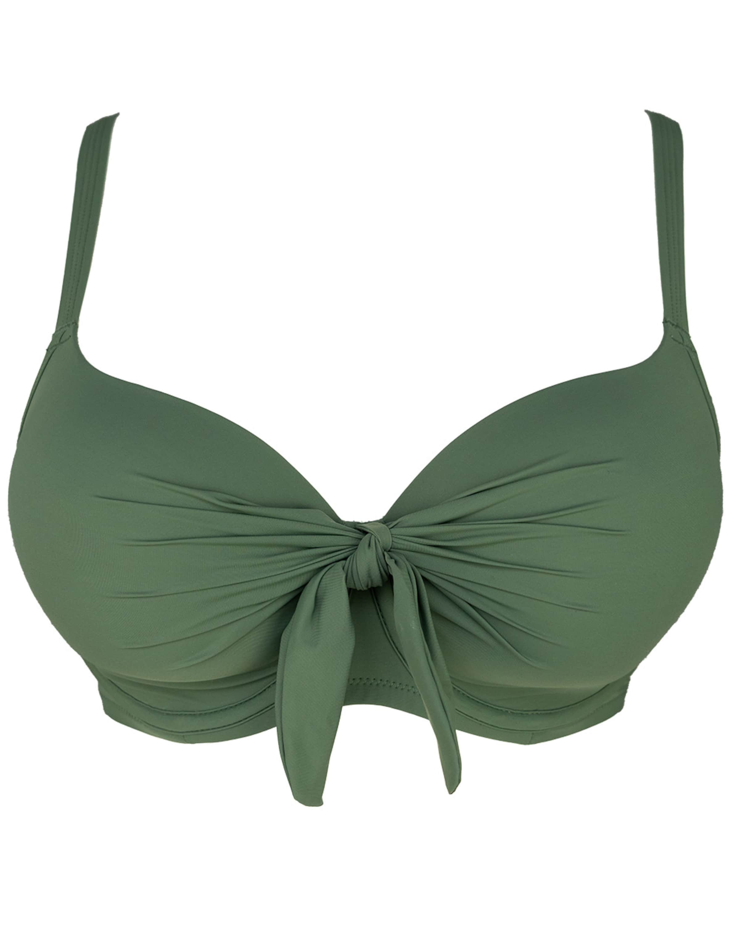 SugarShape T-shirt Bikinitop 'Valencia' in Groen: voorkant