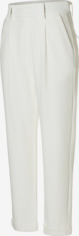 Regular Pantalon à pince MAC en blanc